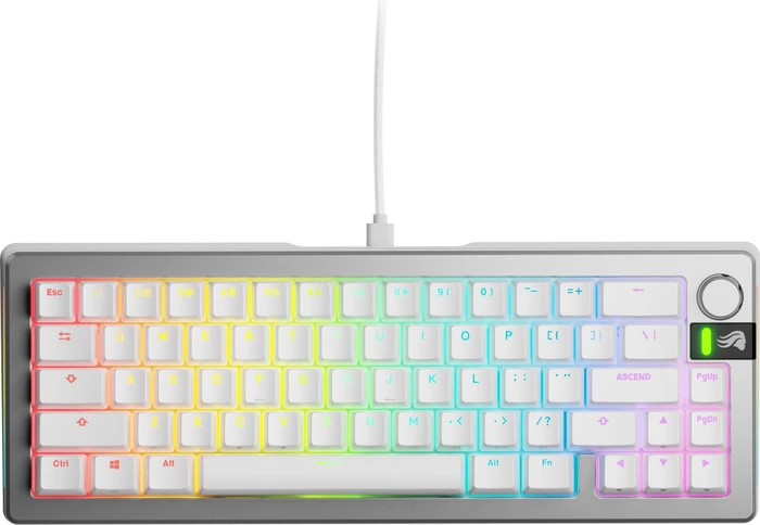 GLORIOUS GMMK 3 PRO 65% Prebuilt Wired Silver - US