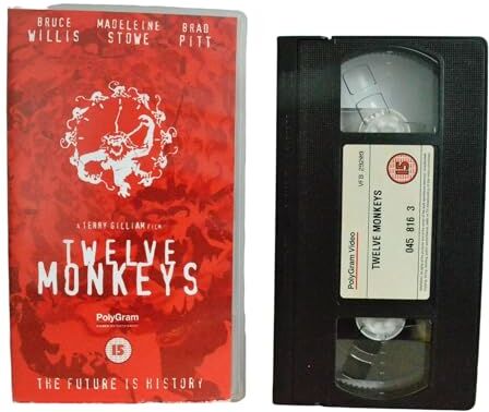 Terry Gilliam - 12 Monkeys - Twelve Monkeys [UK-Import] [VHS] - Preis vom 08.10.2026 07:26:42 h