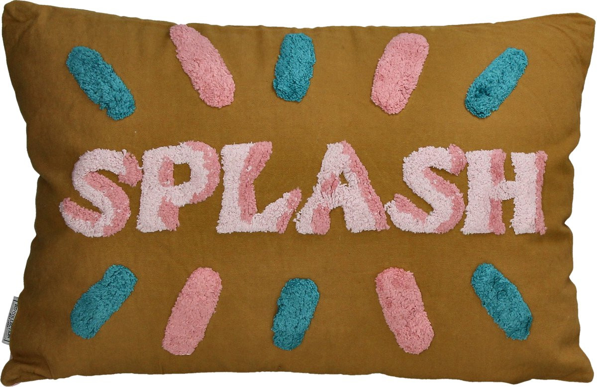 HD Collection Kussen Splash Cotton 40x60 cm