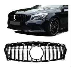 Kühlergrill schwarz / glanz passend für Mercedes CLA 117 16-19 Sport-Panamericana GT