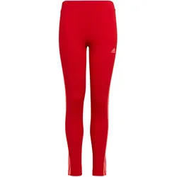 adidas Designed 2 Move 3-Streifen Leggings Mädchen HE2016 - vivid red/acid red 170