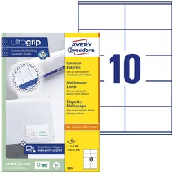 Avery, Etiketten, Universal-Etiketten