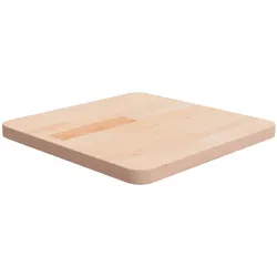 vidaXL Tischplatte Quadratisch 40x40x2,5 cm Eichenholz Unbehandelt
