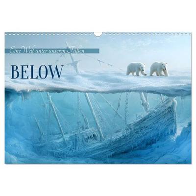 Below (Wandkalender 2027 DIN A3 quer), CALVENDO Monatskalender