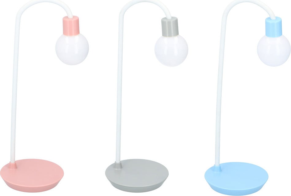 Grundig LED bureaulamp met flexibele arm, Wit, B/D/H: 12 x 35 cm