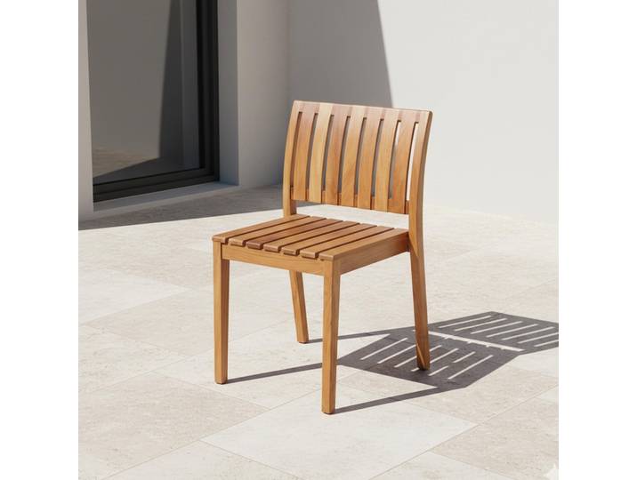 Chaise de jardin en bois de teck - Juno