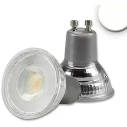 ISOLED LED Strahler prismatisch, GU10, 5W 4000K 460lm 962cd 45°, CRi >90, dimmbar, teilsatiniert ISO-113977