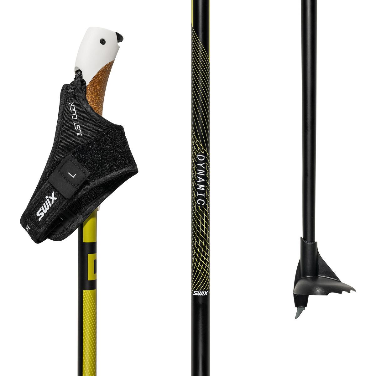 Swix Dynamic D3 Pole, Just Click, PCU 140cm RCD30-02-1400