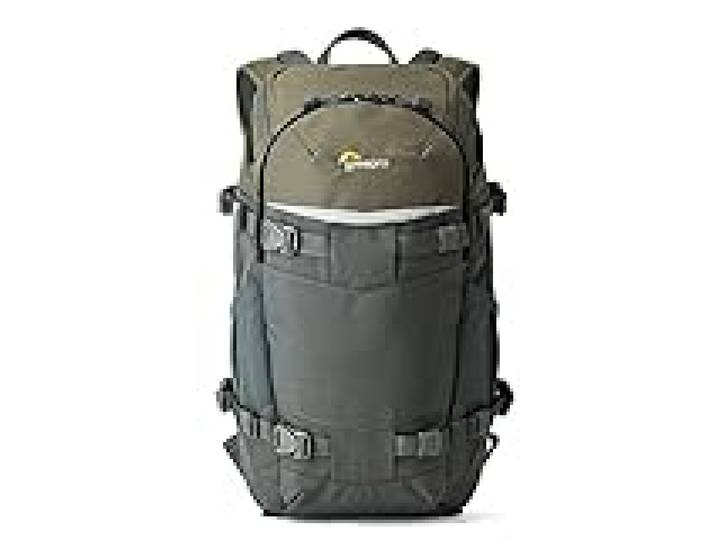 Lowepro LP37014-PWW, Flipside Trek BP 250 AW Backpack Camera With ActiveZone Suspension System, Tablet Compartment, Grey/Dark Green