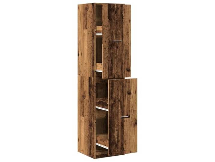 Heofavd Apothekerschrank Altholz-Optik 40x41x174,5 cm Holzwerkstoff