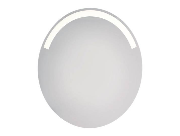 Badezimmerspiegel Agda, Glas, rund, 60x60x4 cm, feuchtraumgeeignet, Badezimmer, Badezimmerspiegel, Badspiegel