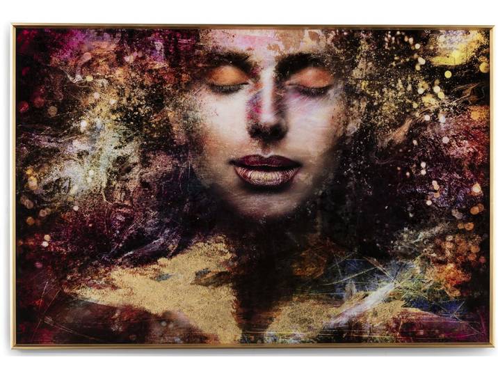 Coco Maison Graffity Lady Bild 120x80cm