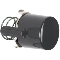 Hager WTF5285BG Tasterknopf für Drucktaster und Lichtsignal E10 1930/Glas schwarz, glänzend