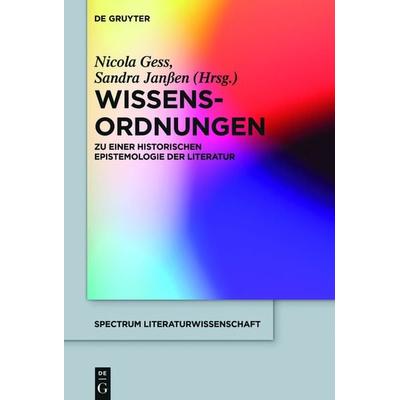 Wissens-Ordnungen, Gebundene Ausgabe von , De Gruyter, 978-3-11-034976-4