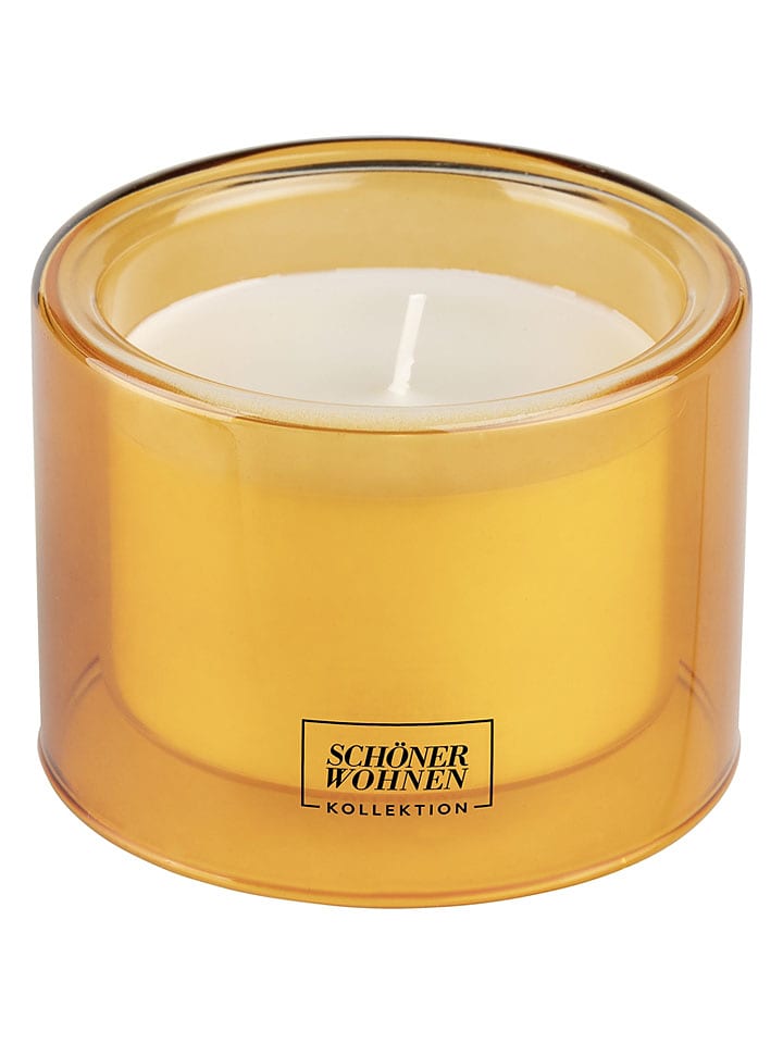Schöner Wohnen Kollektion Duftkerze "Vanilla" in Orange - 160 g - onesize