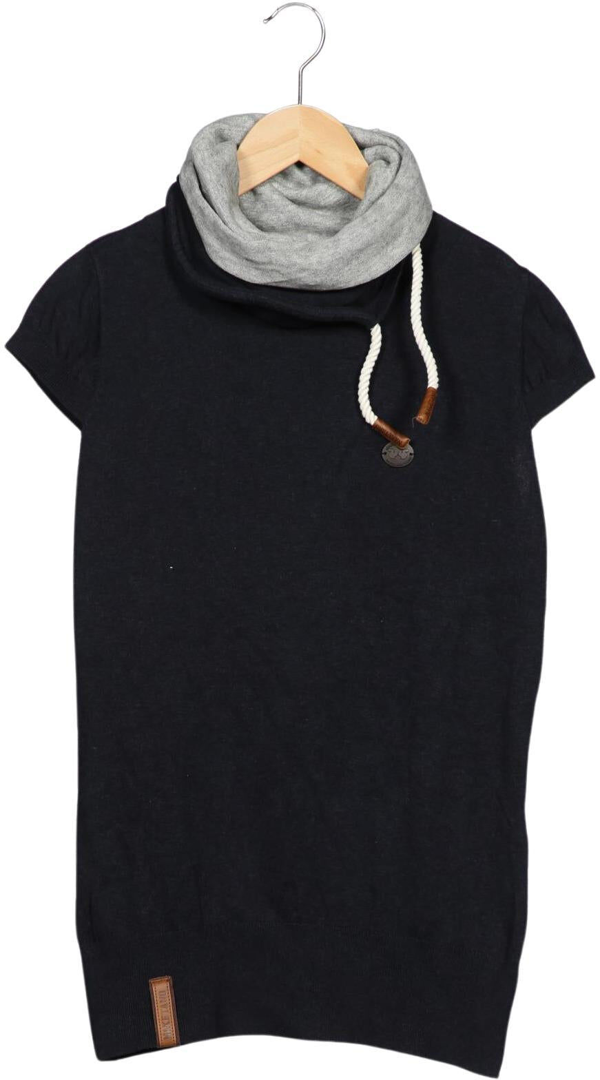 Naketano Damen Sweater, Marineblau, Gr. L, Baumwolle - Second Hand