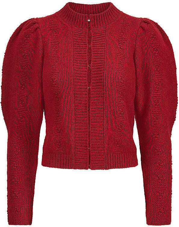 GOTTSEIDANK Trachtenstrickjacke METTE rot   M M