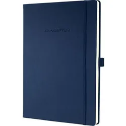 Sigel Conceptum A4 Gebunden Midnight Blue Hardcover-Notizbuch Kariert 97 Blatt