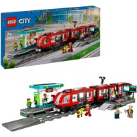 60423 City Straßenbahn mit Haltestelle, Konstruktionsspielzeug