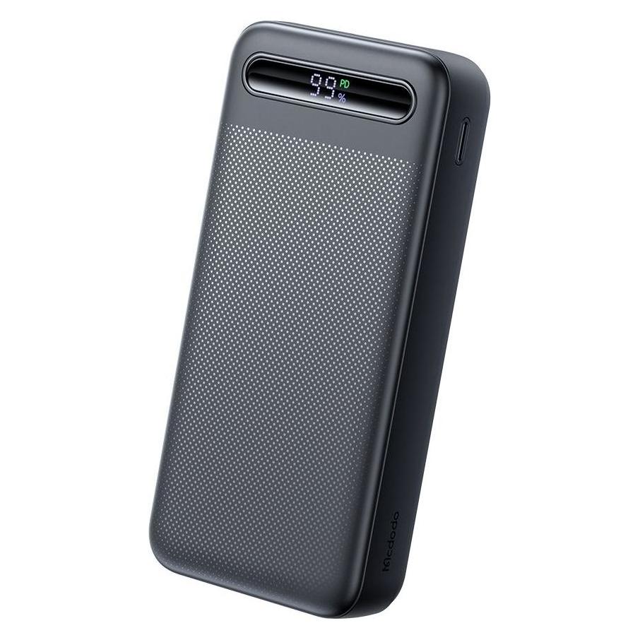Mcdodo Power Bank MC-3891 Digital Display 20000mAh, 22.5W do D (czarny) (20000 mAh, 22.50 W, 74 Wh) (MC-3891)
