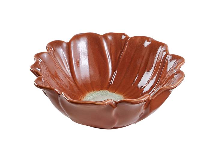 Deko-Schale SUNFLOWER 21 x 8 x 21cm Orange/Orange