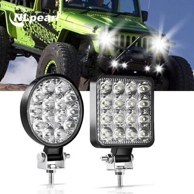 Inspired Living High Performance LED Light Bar 42W 48W For Offroad Trucks, SUVs & Boats 1pcs 48w Work Light