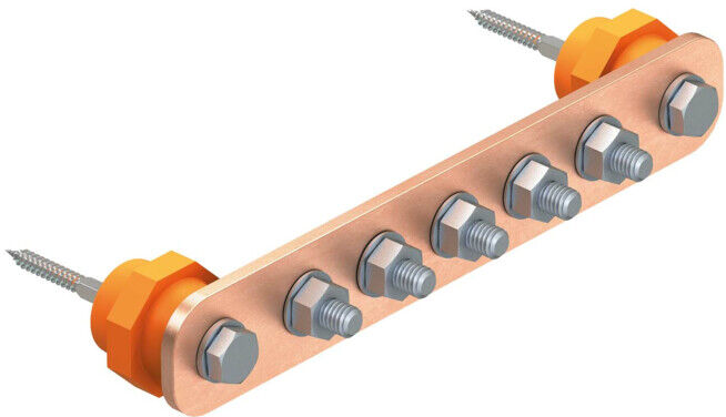 OBO Bettermann Rail de mise à la terre BigBar/10 connexions 1802 10 CU (5015842)