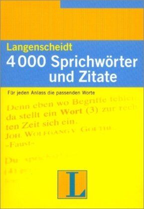 Elke Gerr - 4000 Sprichwörter und Zitate: Für jeden Anlass die passenden Worte - Preis vom 30.09.2026 09:01:18 h