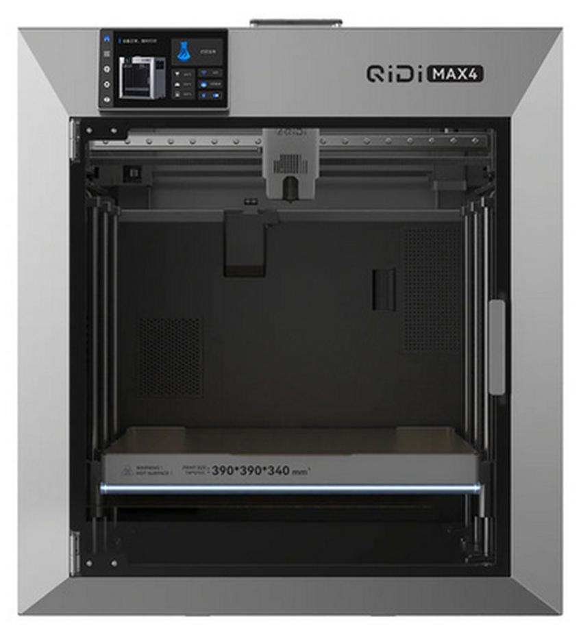 Qidi Max4, Fused Deposition Modeling (FDM), WLAN, Ethernet/LAN, USB Anschluss, Sichtfenster