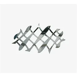 Alessi, Untersetzer, Untersatz silberfarben (1x, Pfannenuntersetzer)