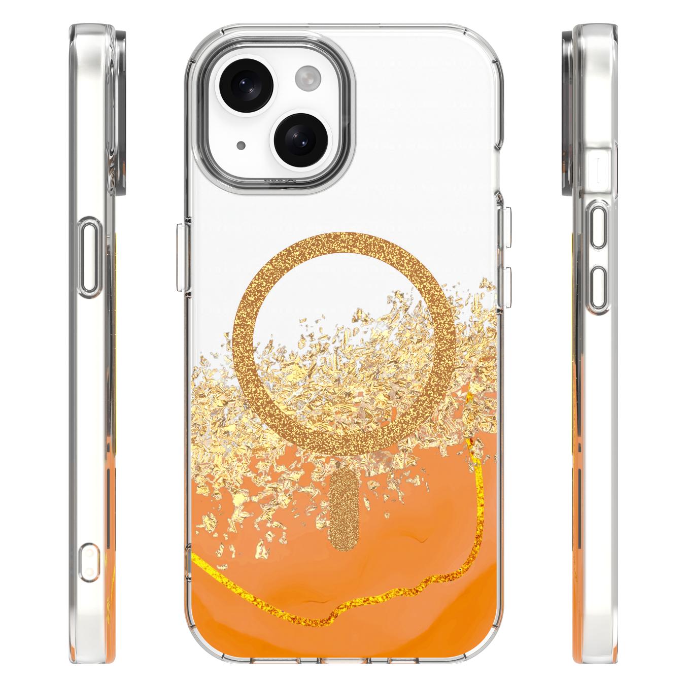 OEM Epoxy Mag case for iPhone 13 / 14 6,1" orange (Apple iPhone 13, Apple iPhone 14) (GSM274800)