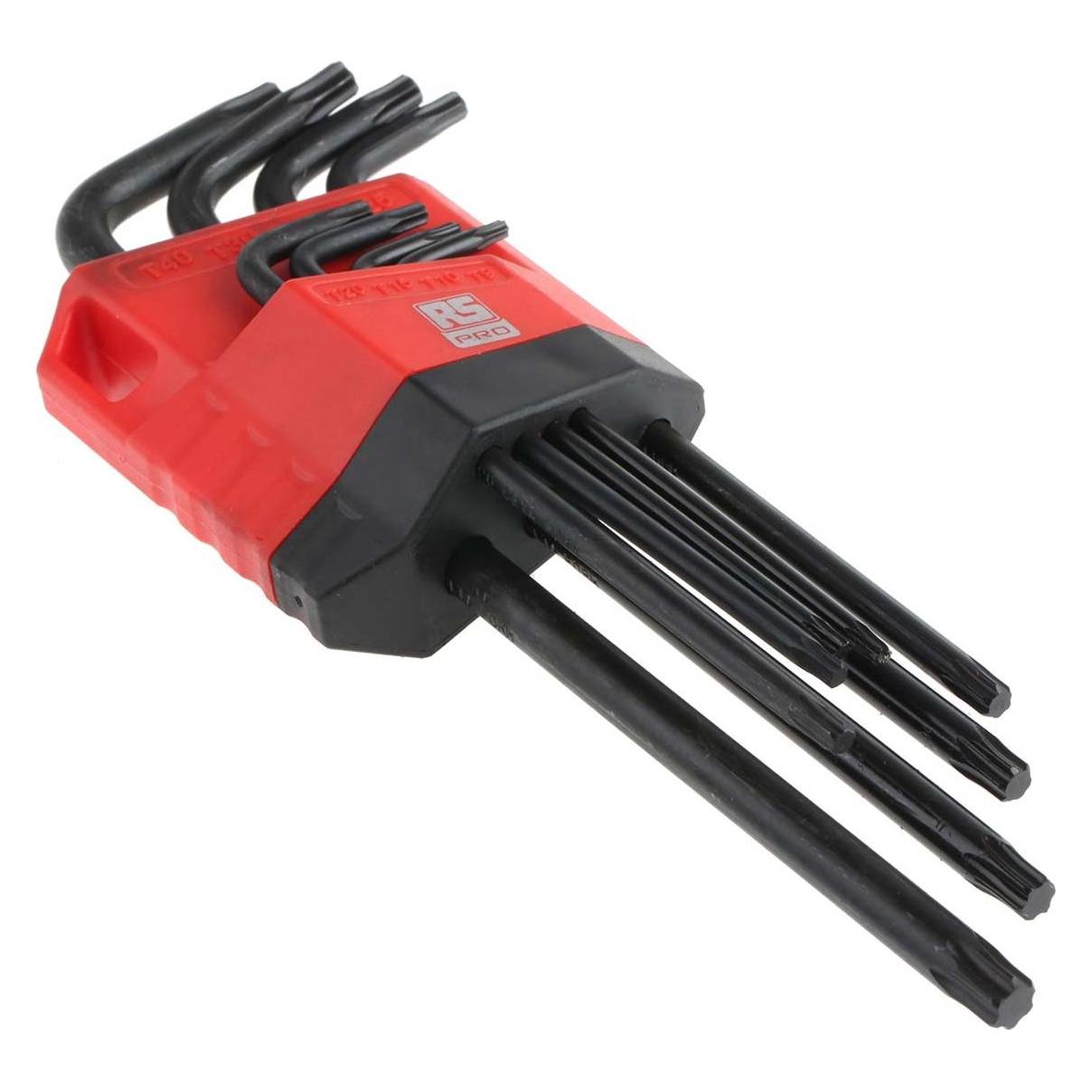 RS PRO 14 Piece T-Handle and L TORX Key Set (1253052)