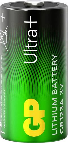 GP GPCR123APRO086C1 Fotobatterie CR123A Lithium 1400 mAh 3V 1St.