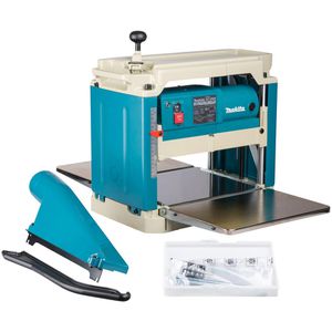 Makita Dickenhobel 2012NB, 1650 W, Spanabnahme 0-3 mm, bis 155 mm Durchlasshöhe, max. Hobelbreite 304 mm