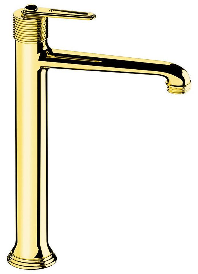 Sapho BEBÉ Waschtischarmatur, hoch, verlängerter Gussauslauf, Gold