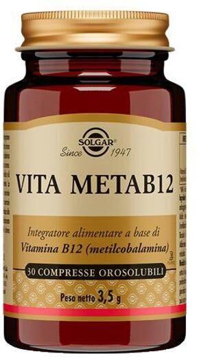 Solgar Vita Meta B12 Integratore Vitaminico 30 Compresse Orosolubili