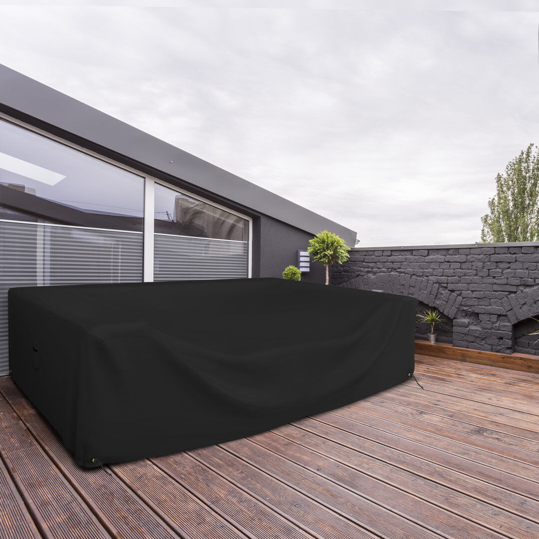 Blue Elephant Outdoor Sectional Sofa Cover Black 71.1cm H x 188cm W x 188cm D