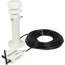 Allnet MSR Sensor Anemometer Windmesser "ALL3420" für IP Gebäude Automation, Wetterstation Zubehör, Rot
