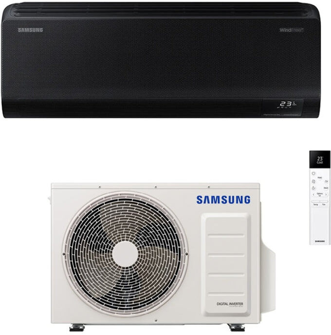 Samsung Condizionatore Climatizzatore Monosplit Inverter Windfree Black R-32 12000 BTU Wi-Fi Integrato F-AR12BLK