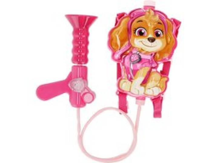 LUPILU® Pistolet à eau avec réservoir à dos »Paw Patrol« (rose)