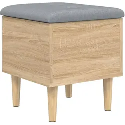 vidaXL, Sitzbank, Sitzbank mit Stauraum Sonoma-Eiche 42x42x46 cm (42 cm)