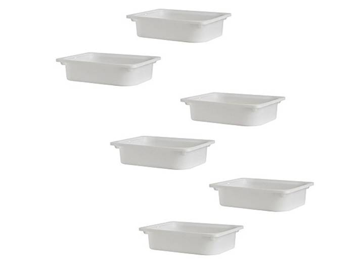 Ikea - Boîte de rangement Trofast (6\, Blanc)