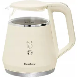 Klausberg Czajnik KB-7893 Kremowy, Wasserkocher, Beige