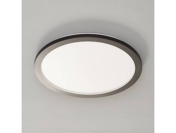 Reality Leuchten LED Deckenlampe Camillus, dimmbar, schwarz, für Badezimmer, Kunststoff, Modern, LED Deckenleuchte
