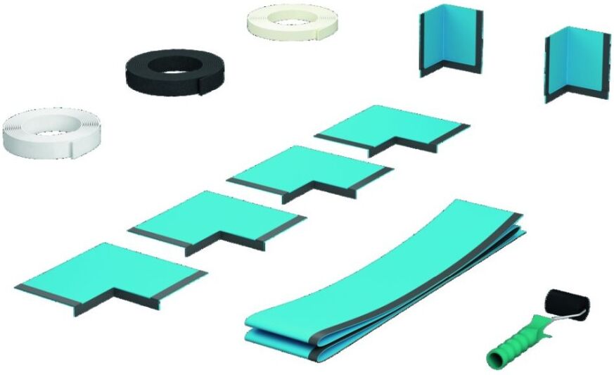 Bette Dichtsystem Pro B57-0377, für bodenebene Montage, B57-0377 B57-0377