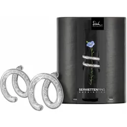Eisch, Servietten, 10 Carat Serviettenringe (2 Stk.)
