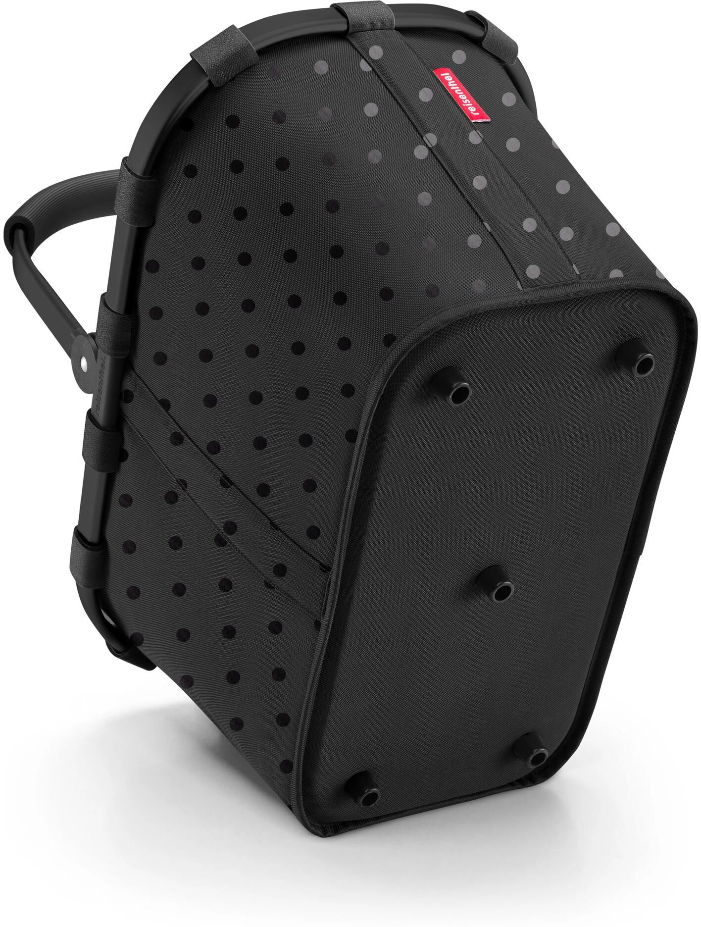 Einkaufskorb REISENTHEL "Carrybag", Damen, schwarz (schwarz glanz), Polyester, Einkaufskörbe Einkaufskorb, Aus recyceltem Material schwarz glanz Einheitsgröße