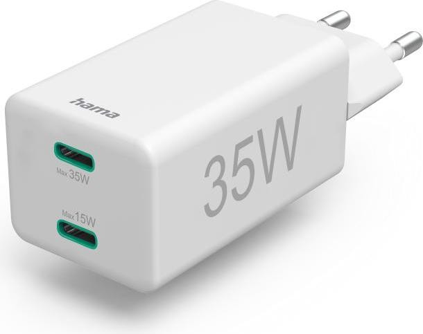 Hama Interne USB-A Adapter, Wit