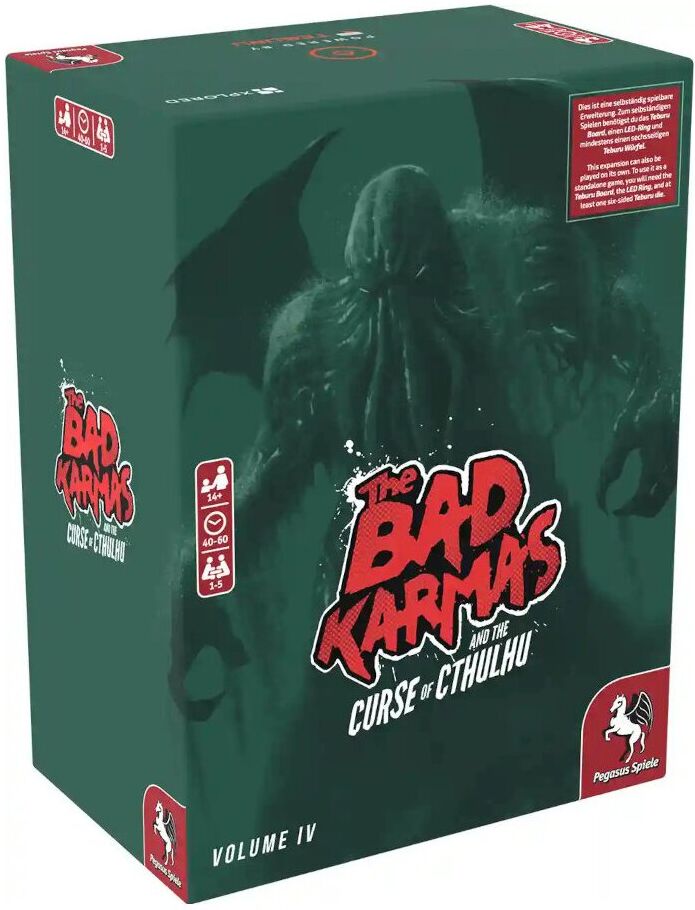 Xplored The Bad Karmas - Chtulu Vol 4 Cooperative Tactical Board Game with Digital-Enhanced Teburu Gameplay for 1-5 Players