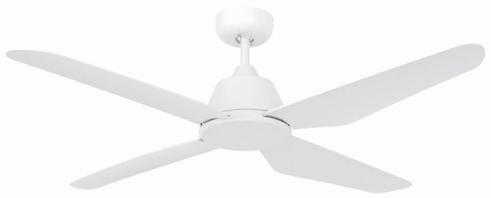 Beacon Plafondventilator Aria zonder lamp, wit, modern, Ø 122 cm, IP55